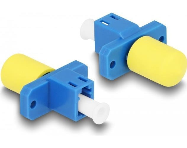 Delock - Netzwerkkoppler - LC (W) zu ST (W) - Glasfaser - Simplex - Blau (87938) afbeelding 1