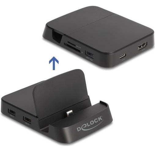 Delock - Dockingstation - USB-C / Thunderbolt 3 - HDMI (88018) afbeelding 1