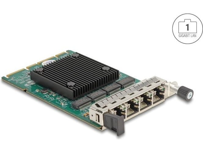 Delock OCP 3.0 Karte zu 4 x RJ45 Gigabit LAN (88300) afbeelding 1