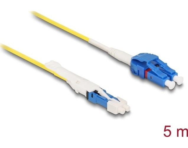 Delock LWL Kabel CS Stecker zu LC Duplex UPC Singlemode G657A2 OS2 Uniboot 5 (88317) afbeelding 1