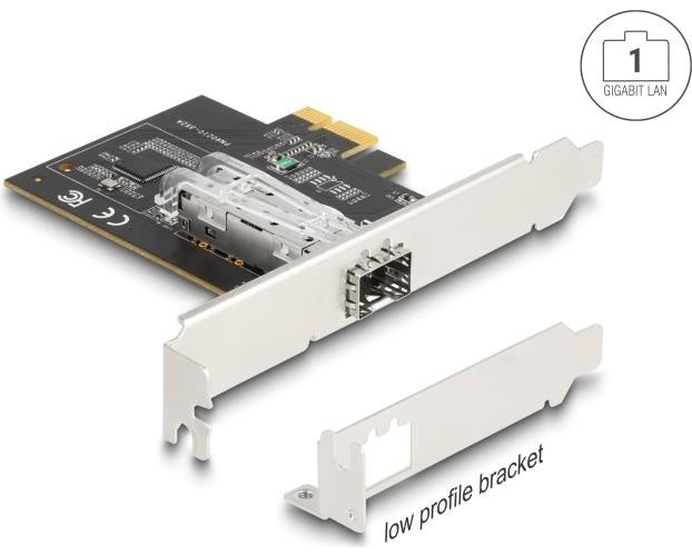 Delock PCI Express x1 Karte zu 1 x SFP Slot Gigabit LAN i210 (88318) afbeelding 1