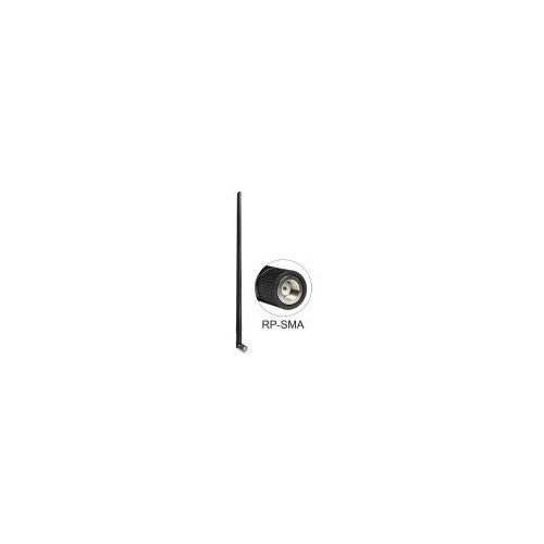 DeLOCK WLAN antenna - Antenne - 802,11 b/g/n - 9 dBi - ungerichtet - Schwarz (88450) afbeelding 1