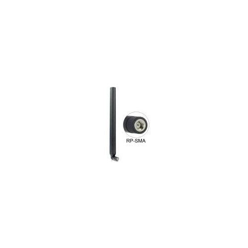 DeLOCK RP-SMA WLAN Antenna - Antenne - 802,11 a/b/g/n/ac - 9 dBi, 5,5 dBi - ungerichtet - Schwarz (88991) afbeelding 1