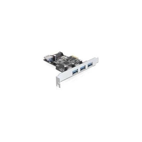 Delock PCI Express Card > 3 x extern + 1 x intern USB3.0 - USB Speichercontroller - SuperSpeed USB3.0 - 500MBps - PCI Express 2,0 (89301) afbeelding 1