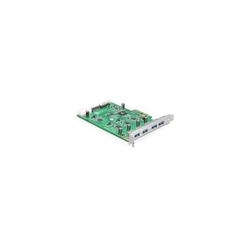 Delock PCI Express Karte x4 > 4 x extern USB 3.0-A (Quad Channel) (89325) afbeelding 1