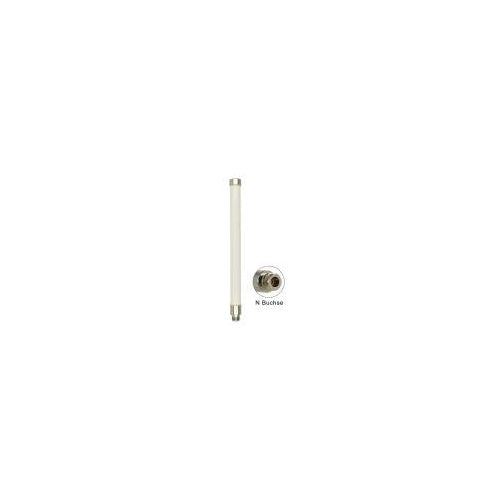 DeLOCK WLAN antenna - Antenne - 802,11 a/h/b/g/n/ac - außen - 8 dBi - ungerichtet - weiß (89440) afbeelding 1