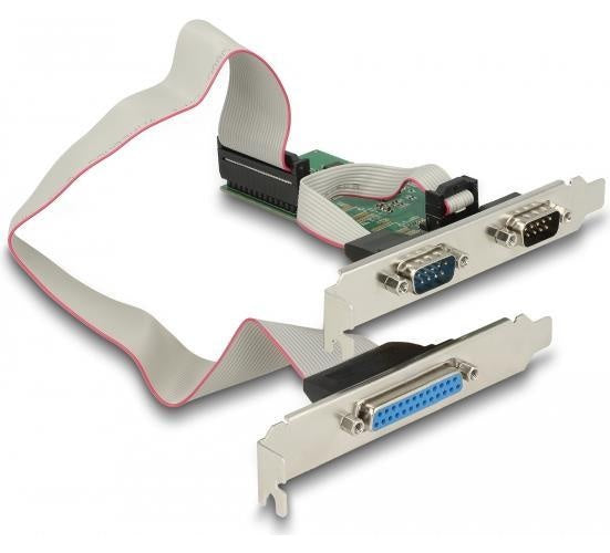 Delock PCI Express Karte zu 2 x Seriell RS-232 + 1 x Parallel (89556) afbeelding 1