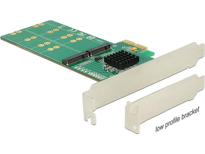 Delock PCI Express Karte > 4 x intern M.2 Key B - Low Profile Formfaktor (89588) afbeelding 1