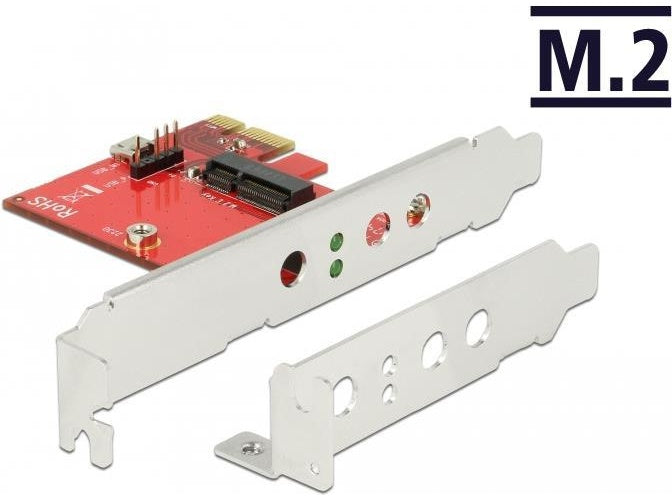 DeLOCK - Speicher-Controller - M.2 - M.2 Card Low-Profile - PCIe x1, USB 2.0 afbeelding 1