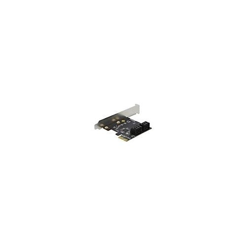Delock - Speicher-Controller - SATA 6Gb/s Low-Profile - 600 MBps - PCIe 3.0 x2 afbeelding 2