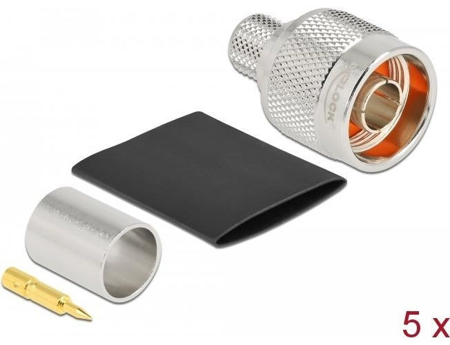 Delock - Antennenanschluss - N-Anschluss (M) quetschen - LMR-400 (90022) afbeelding 1