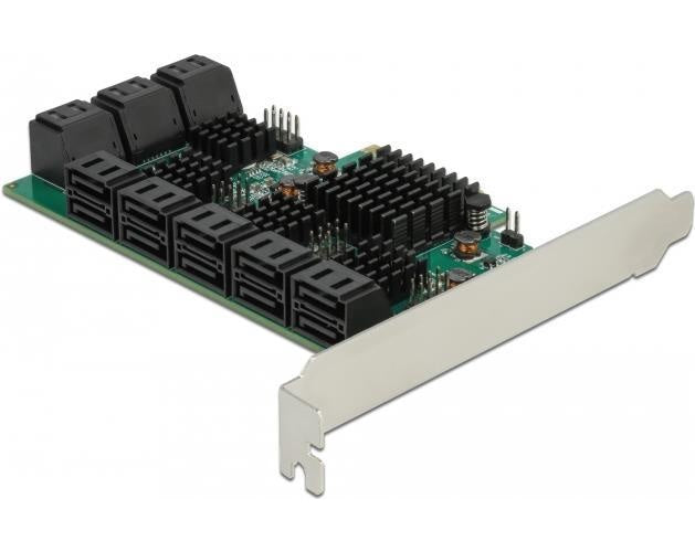 Delock - Speicher-Controller - SATA 6Gb/s - PCIe 3.0 x4 (90073) afbeelding 1