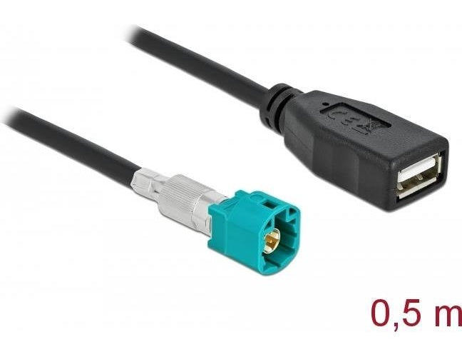 DeLOCK - Datenkabel - HSD Z (M) bis USB (W) - 50 cm afbeelding 1