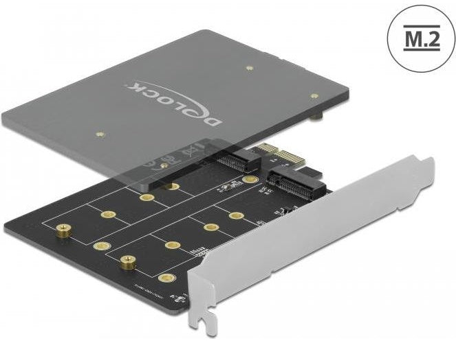 DeLOCK - Speicher-Controller - M.2 - M.2 Card Low-Profile - PCIe 3.0 (90432) afbeelding 1