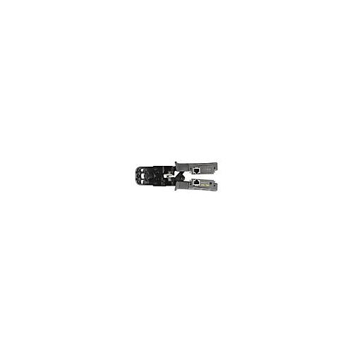 Delock - Crimpwerkzeug - with stripper and network tester - Grau, Schwarz (90511) afbeelding 2