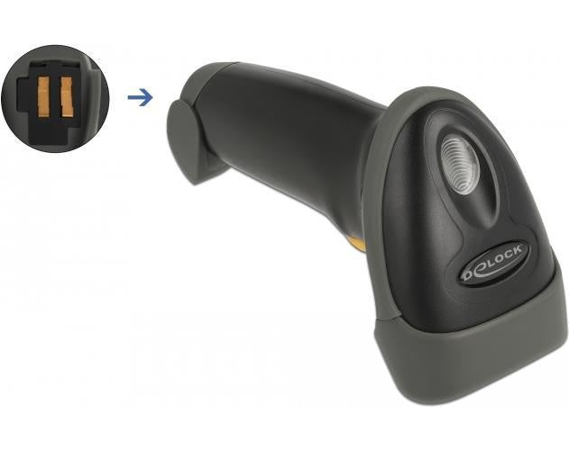 Delock - Barcode-Scanner - tragbar - 200 Scans/Sek. - decodiert - RF(2,4 GHz) (90518) afbeelding 1