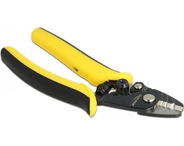 Delock - Kabel-Abisolierzange - Schwarz, Gelb (90552) afbeelding 1