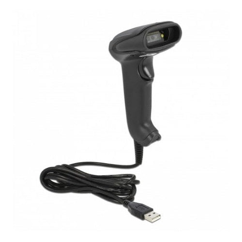 DeLOCK USB Barcode Scanner 1D und 2D mit Anschlusskabel - German Version - Tragbares Barcodelesegerät - 1D/2D - LED - Code 128,Code 39,EAN-13,EAN-8,ISBN,PDF417 - Datenmatrix - Micro QR Code - QR Code - 640 x 480 Pixel (90557) afbeelding 1