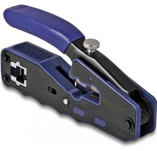 Delock - Hand crimping tool - Blau/Schwarz afbeelding 1