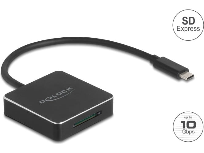 Delock USB-C Card für SD Express 7.1 Speicherkarte - Card-Reader - SD Express (91019) afbeelding 1