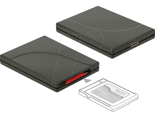 DeLOCK USB Type-C Card Reader for CFexpress memory cards - Kartenleser (CF) - USB 3,1 Gen 2 / USB-C (91749) afbeelding 1