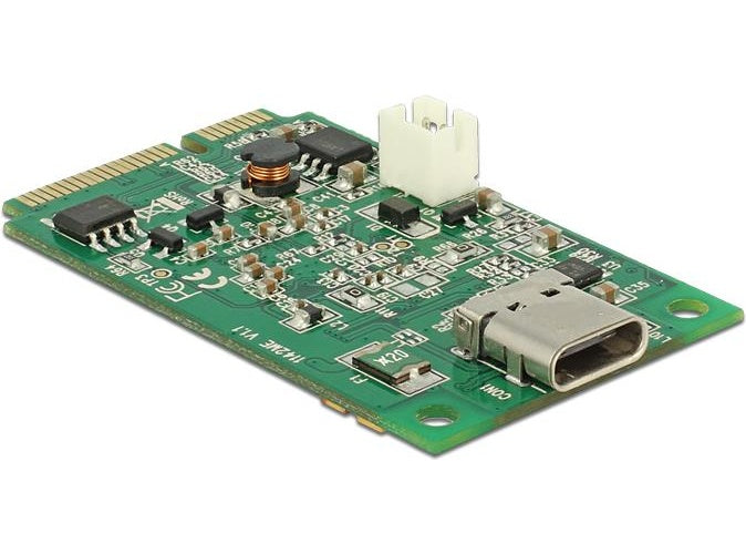 Delock Mini PCIe I/O PCIe full size 1 x USB Type-C 3.1 Gen 2 Buchse (95259) afbeelding 1