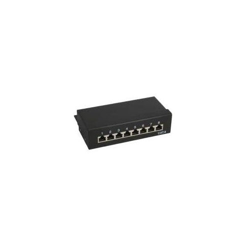 InLine - Patch Panel - 8 Ports - Beige (76208) - 4043718030231 - image 1