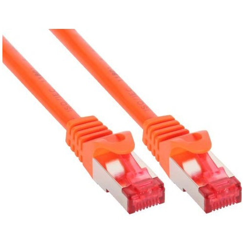 InLine® Patchkabel, S/FTP (PiMf), Cat.6, orange, 30m (76430O) - 4043718037117 - image 1