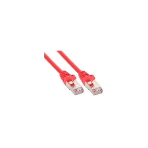 InLine - Patch-Kabel - RJ-45 (M) zu RJ-45 (M) - 50,0m - SFTP - CAT 5e - geformt - Rot (72555R) afbeelding 1