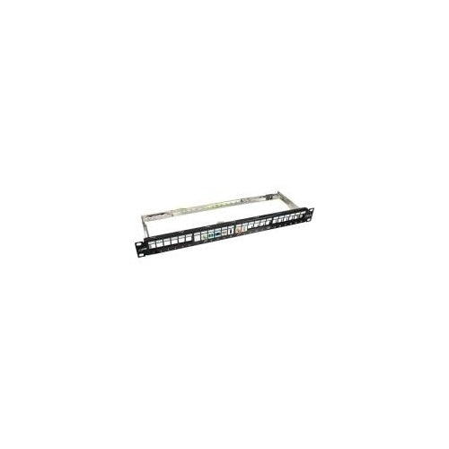 InLine - Patch Panel - RJ-45 X 24 - Schwarz - 1U (76824B) - 4043718158942 - image 1