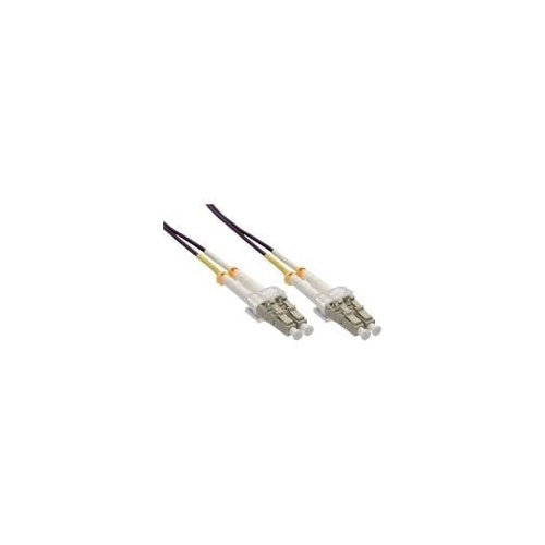 INLINE - Patch-Kabel - LC Multi-Mode (M) bis LC Multi-Mode (M) - 20 m - Glasfaser - 50/125 Mikrometer - OM4 - halogenfrei - lila afbeelding 1
