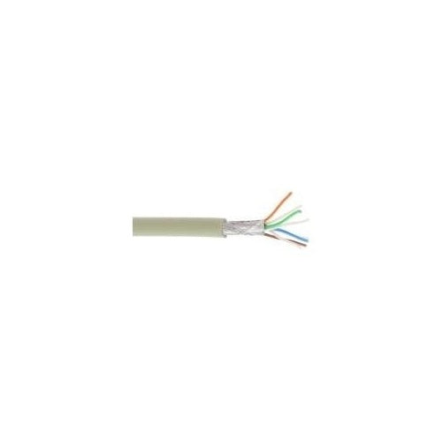 InLine - Bulkkabel - 100,0m - SFTP, PiMF - CAT 6a - halogenfrei - Grau (76899) afbeelding 1