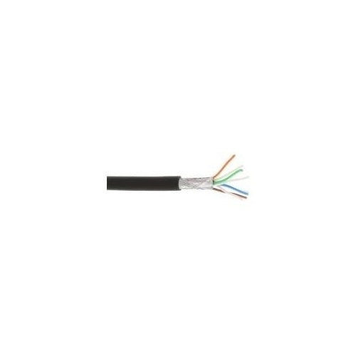 InLine - Bulkkabel - 100,0m - SFTP, PiMF - CAT 6a - halogenfrei - Schwarz (76899S) afbeelding 1
