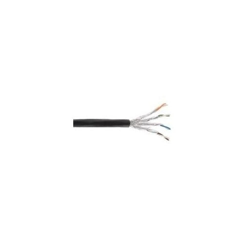 InLine - Bulkkabel - 50,0m - SFTP, PiMF -Cat.7a Rohkabel - Schwarz (70050P) afbeelding 1
