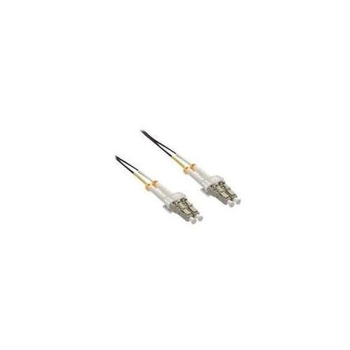 INLINE - Patch-Kabel - LC Multi-Mode (M) bis LC Multi-Mode (M) - 25 m - Glasfaser - Duplex - 50/125 Mikrometer - OM4 - halogenfrei - lila afbeelding 1