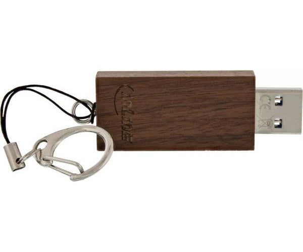 InLine - USB-Flash-Laufwerk - 64GB - USB3.0 - Walnussholz (35064W) afbeelding 1