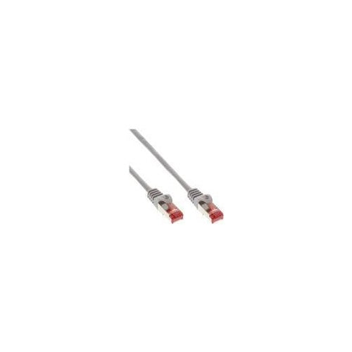 InLine - Patch-Kabel - RJ-45 (M) zu RJ-45 (M) - 3,0m - S/FTP - CAT 6 - ohne Haken - Grau (Packung mit 30) (B-76103) afbeelding 1