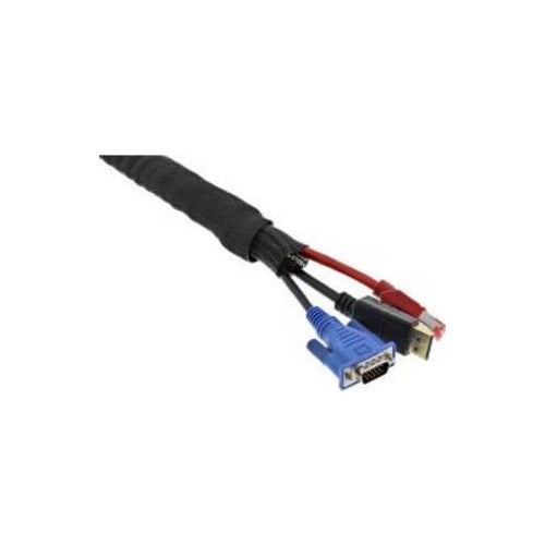 InLine Self Closing Sleeving - Flexible Kabelleitung - 2,0m - Schwarz (59992C) afbeelding 1