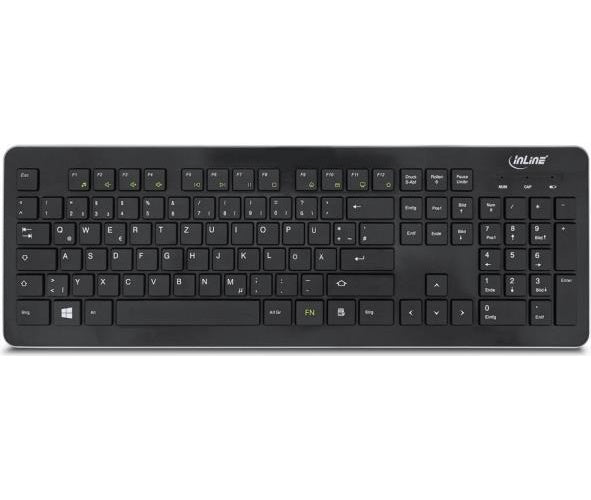 Design Desktop - Tastatur-Maus Set - USB 2,4GHz Funk - DE Layout - optisch max. 1600dpi - schwarz (55368A) afbeelding 1
