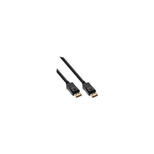 INLINE - DisplayPort-Kabel - DisplayPort (M) bis DisplayPort (M) - DisplayPort 1.4 - 10 m - aktiv, 8K Unterstützung - Schwarz afbeelding 1