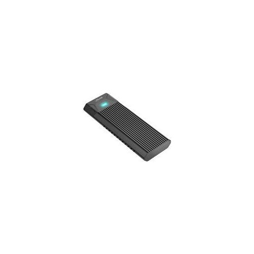 InLine - Speichergehäuse - M.2 - M.2 Card (PCIe NVMe & SATA) - USB 3,2 (Gen 2) - Schwarz (00031H) afbeelding 1