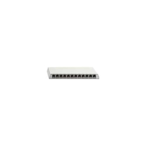 Rutenbeck PP-ClassEA iso-12 Ap rw - Patch Panel - Oberfläche montierbar, geeignet für Wandmontage, Desktop, DIN schienenmontierbar - RJ-45 X 12 - Pure White, RAL 9010 afbeelding 1
