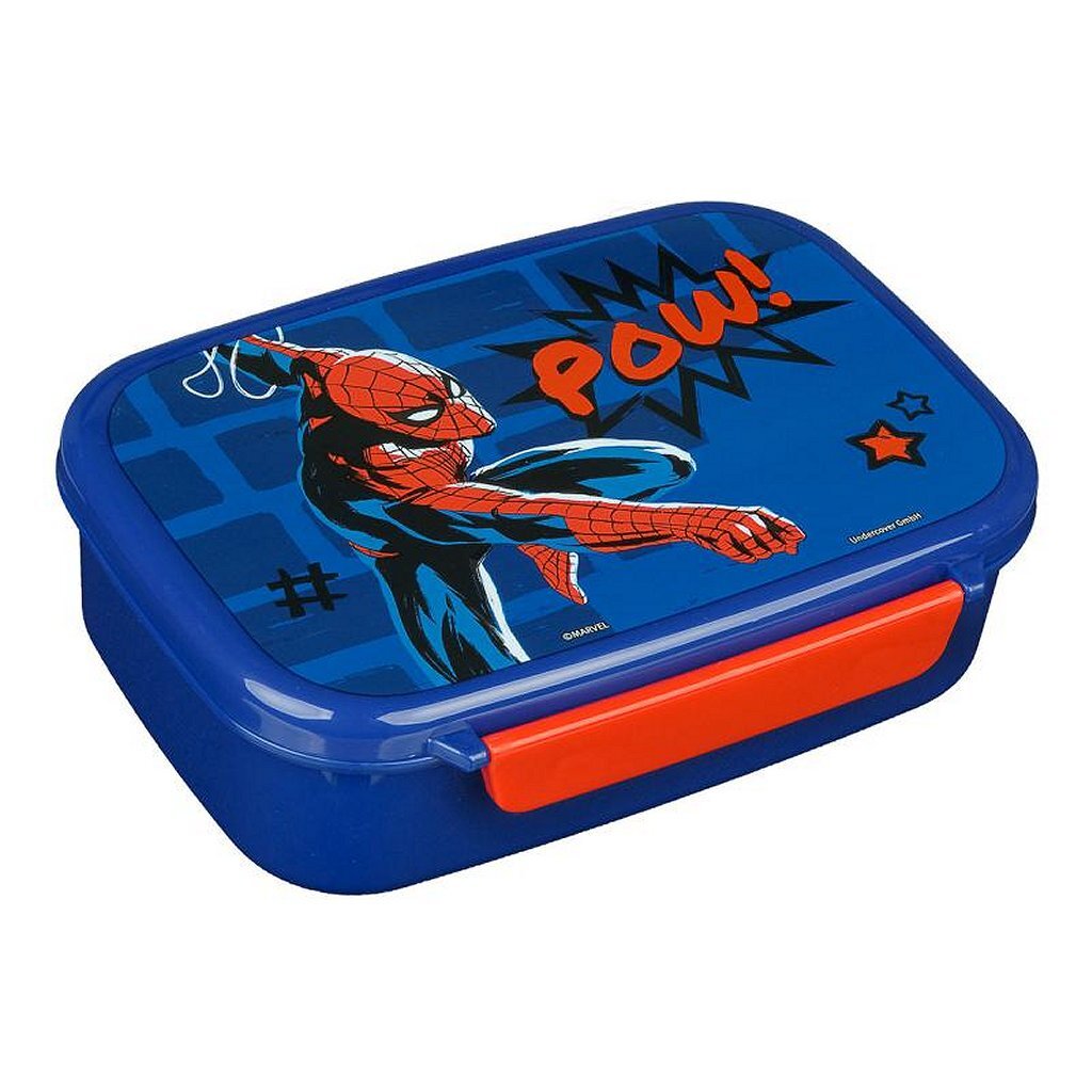 Spiderman Lunch Box Blue/Red