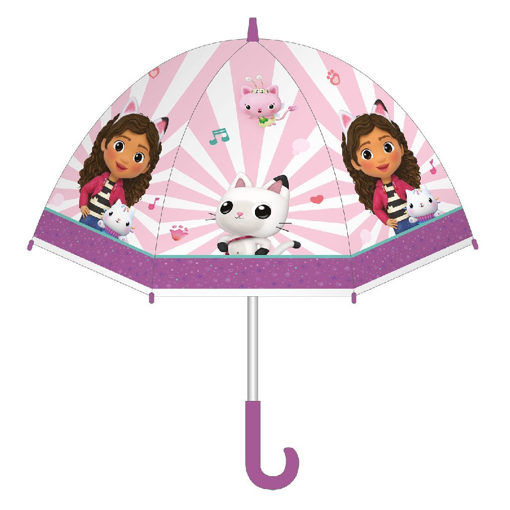 Gabby's Dollhouse Children's Umbrella 69 cm, Purple