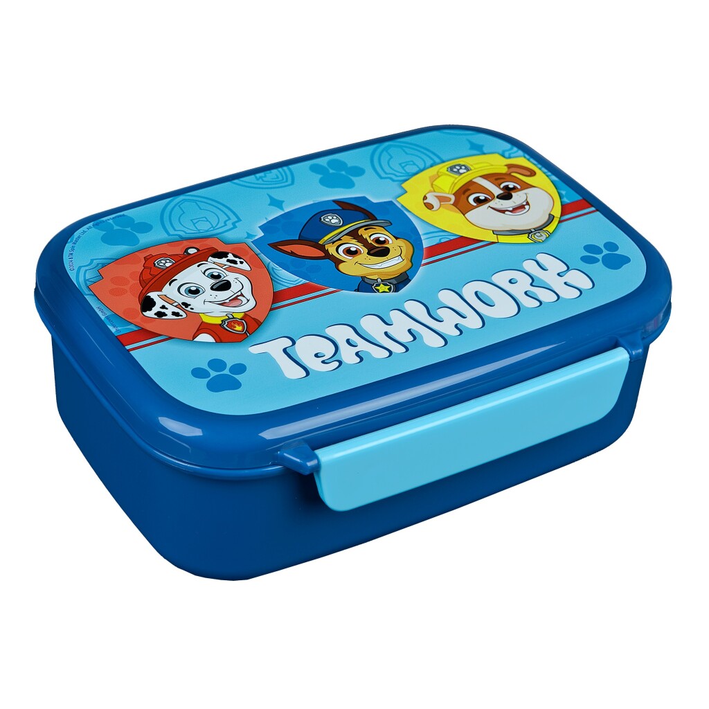 Paw Patrol Lunchbox Blue with 2 Compartments - Ideal for School - 18 x 13.5 x 6 cm