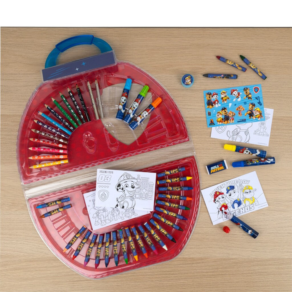 Paw Patrol Coloring Case 51-piece Set for Kids