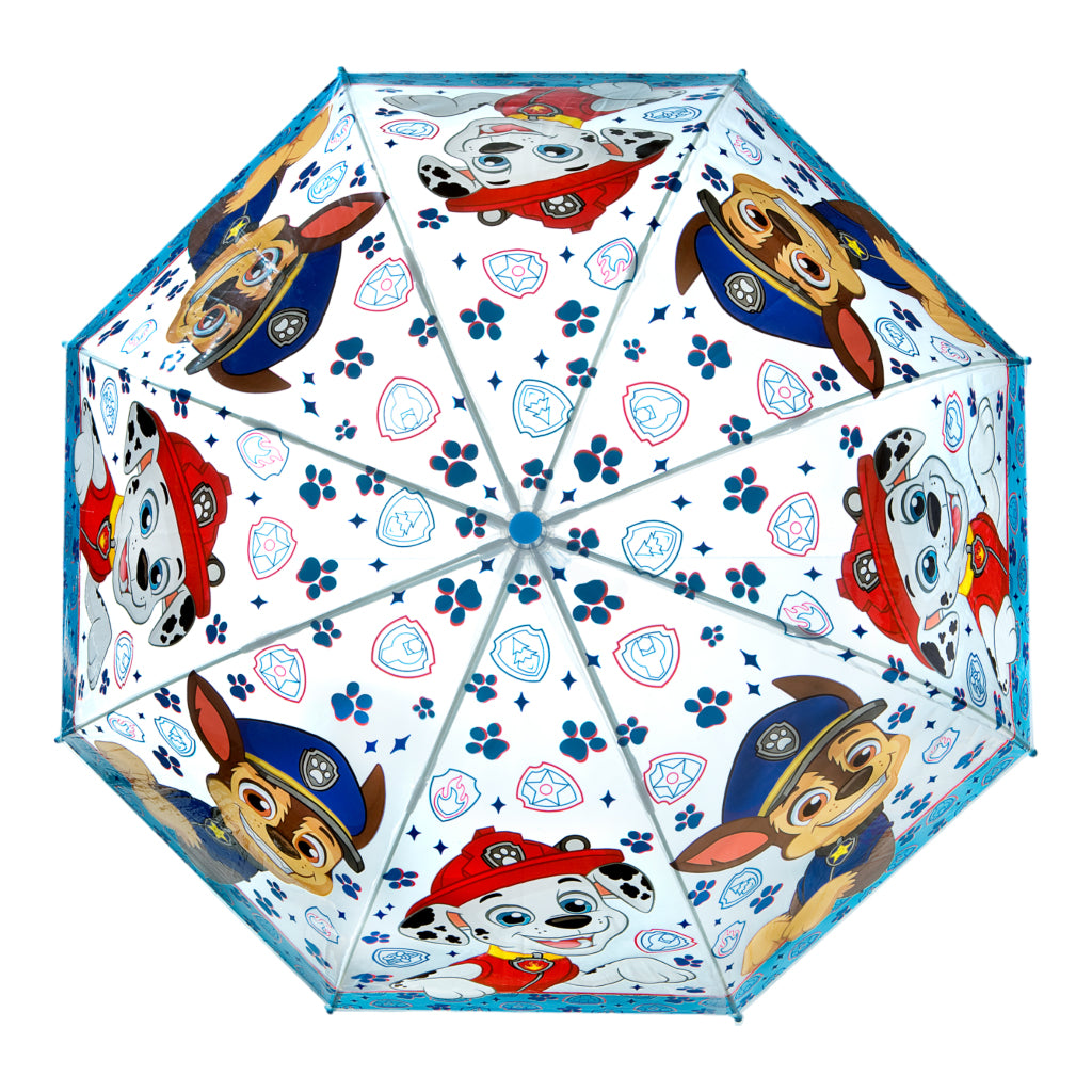 Paw Patrol Children's Umbrella 69 cm Blue/Transparent - Easy to Use