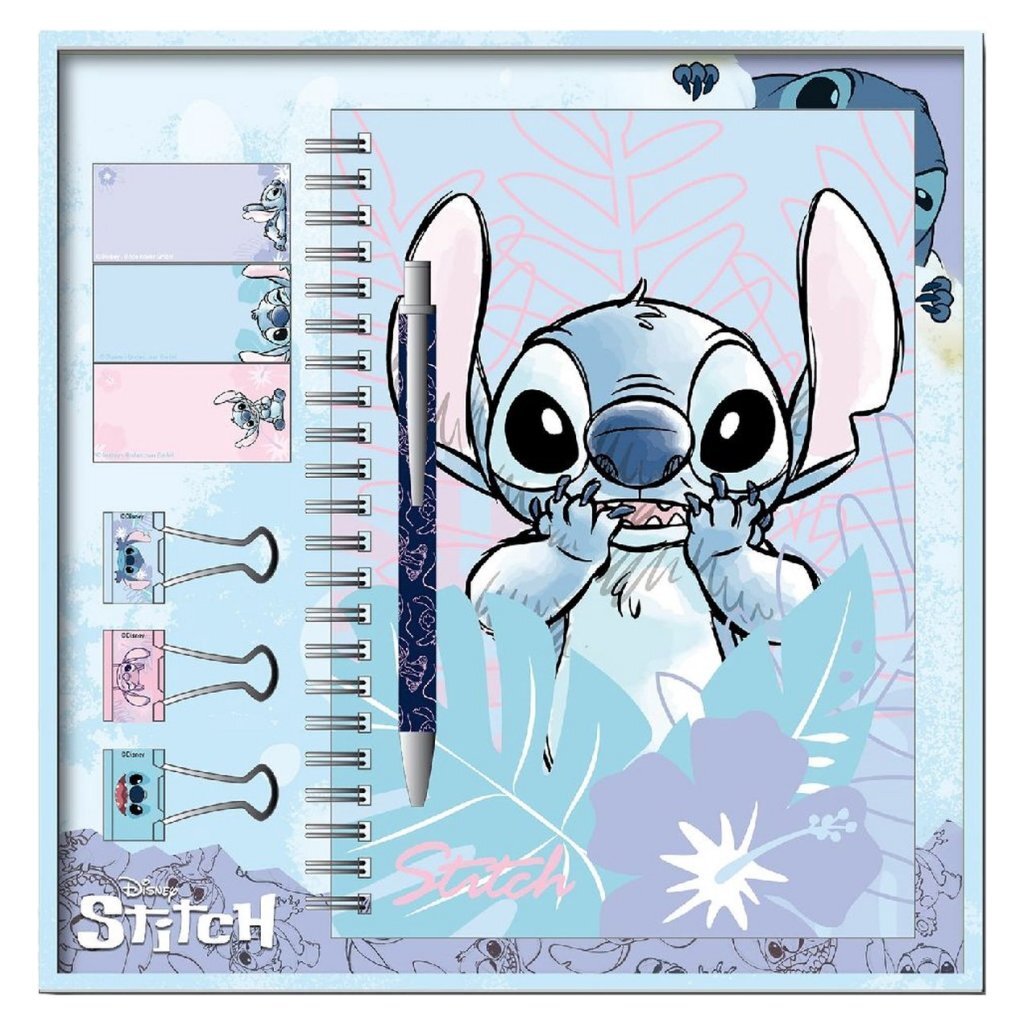 Disney Stitch Writing Set with A5 Notebook