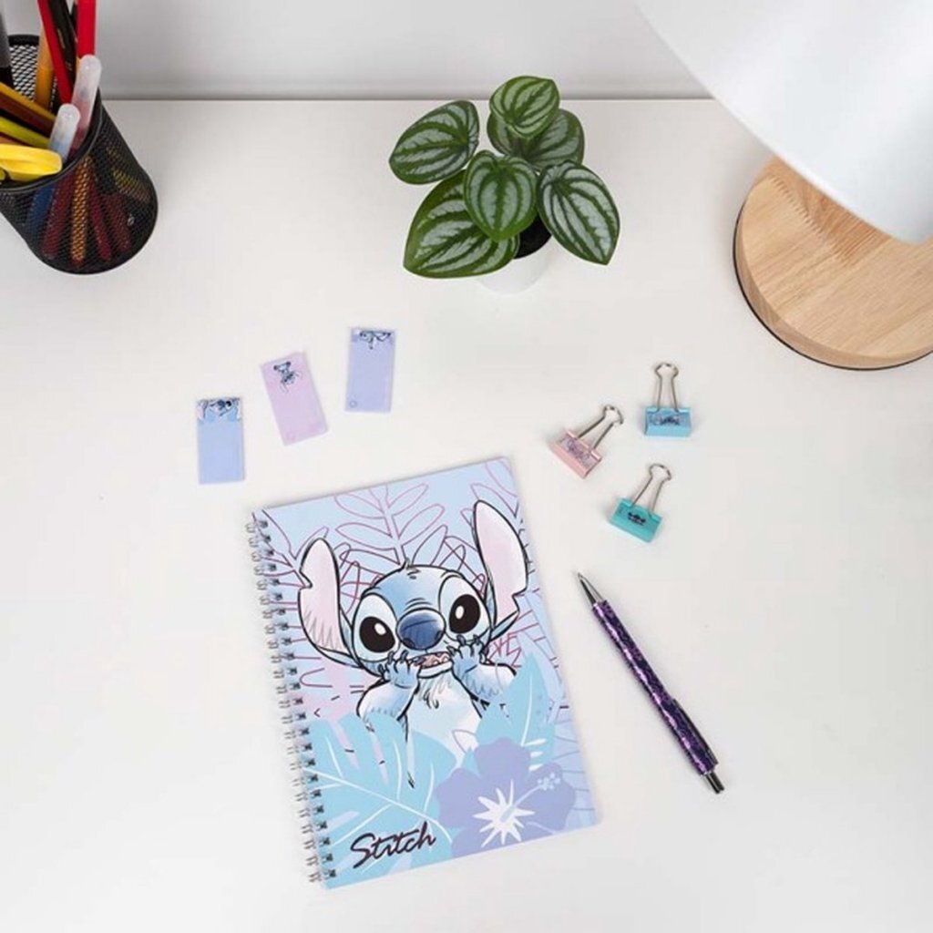 Disney Stitch Writing Set with A5 Notebook