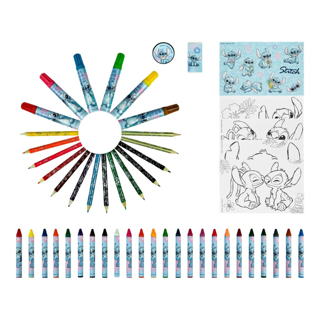 Lilo & Stitch Coloring Case - 51-Piece Creative Set